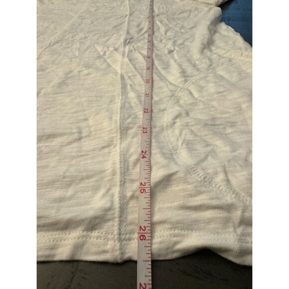 Chico's White The Ultimate Tee with Front Hip Pockets - Sz 2 (Large/12) - Picture 8 of 10